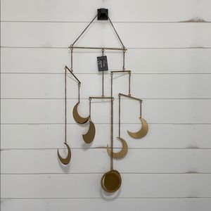 NWT Gold/Brass Moon Phases Home Decor Wall Hanging